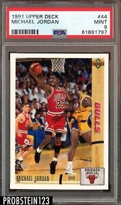 1991-92 Upper Deck #44 Michael Jordan Chicago Bulls HOF PSA 9 MINT