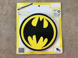 NEW Batman Large 6" Button Pin Lapel DC Comics 1989 Cartoon Art - Picture 1 of 6