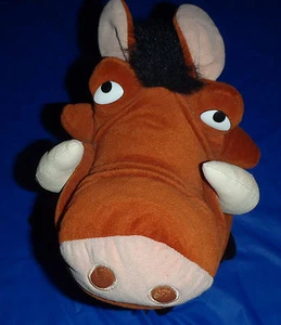 Lion King Pumbaa Plush Disney 18” Large Stuffed Animal with Bugs - Picture 1 of 7
