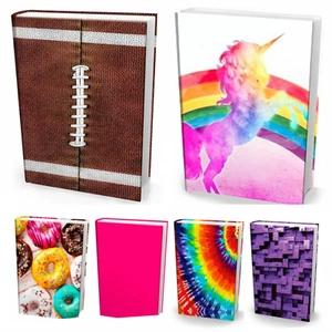 Book Sox Jumbo Stretchable Fabric Book Cover Fits Book Up To 9" x 11" Or Larger - Picture 1 of 9