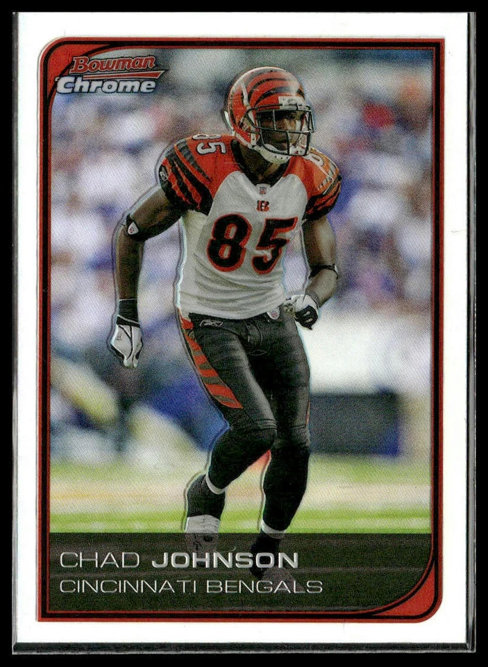 2006 Bowman Chrome #179 Chad Johnson Refractors Cincinnati Bengals - Image 1 of 2