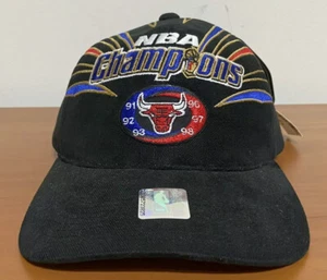 Vintage 1998 Chicago Bulls Championship Locker Room Hat Starter New With Tags - Picture 1 of 8
