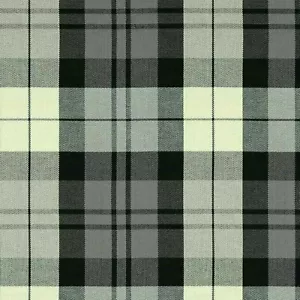 Covington LELAND PLAID Tartan Style JET BLACK Drapery Curtain Sewing Fabric BTY - Picture 1 of 2