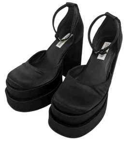 Steve Madden Mujer Charlize Negro Plataforma Tacones 5.5 Mediano - Imagen 1 de 9