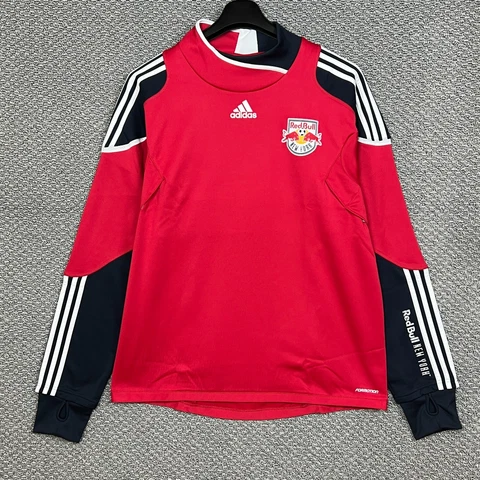 Adidas Red Bull New York MLS Soccer Men's Size XL Red Blue Long Sleeve Cover