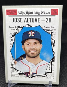 2019 TOPPS HERITAGE ALL STAR JOSE ALTUVE #353 HOUSTON ASTROS FREE SHIPPING