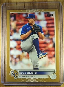 2022 Topps Baseball #626 KRIS BUBIC Gold Border/2022 Parallel KC Royals MLB - Imagen 1 de 2