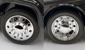 "Trucker Wheels" Wheel and Tire Set of 4 pieces for 1/18 Scale Models by ACME - Picture 1 of 3