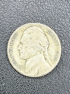 1944 Jefferson War Nickel (D) -  VF Very Fine - US Type Coin Collectible  - Picture 1 of 2