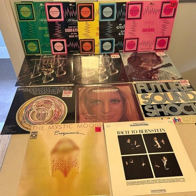 (13) Sealed!! QUAD QUADRAPHONIC QUADRADISC SQ LP Lot: Realistic 101 Strings Etc. - Image 1 of 4