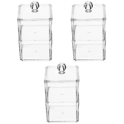  3 Count Aufbewahrungskiste Mit Deckel Lebensmittelaufbewahrungsbehälter - Bild 1 von 4