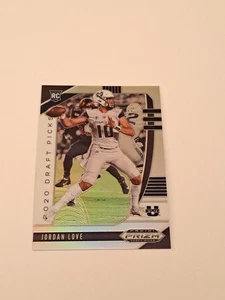 2020 Prizm Draft Picks Rookie RC Jordan Love #148 Silver Prizm In Toploader - Picture 1 of 3