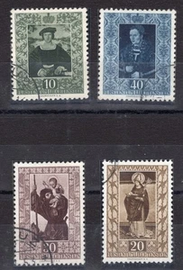 Liechtenstein 1953 gebrauchter Satz MiNr#311-4 selten und hoher Katalogwert 100 Euro - Bild 1 von 1