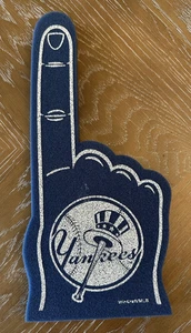 Vintage 80's New York Yankees Foam Finger Old School Logo Excellent Shape! - Picture 1 of 5