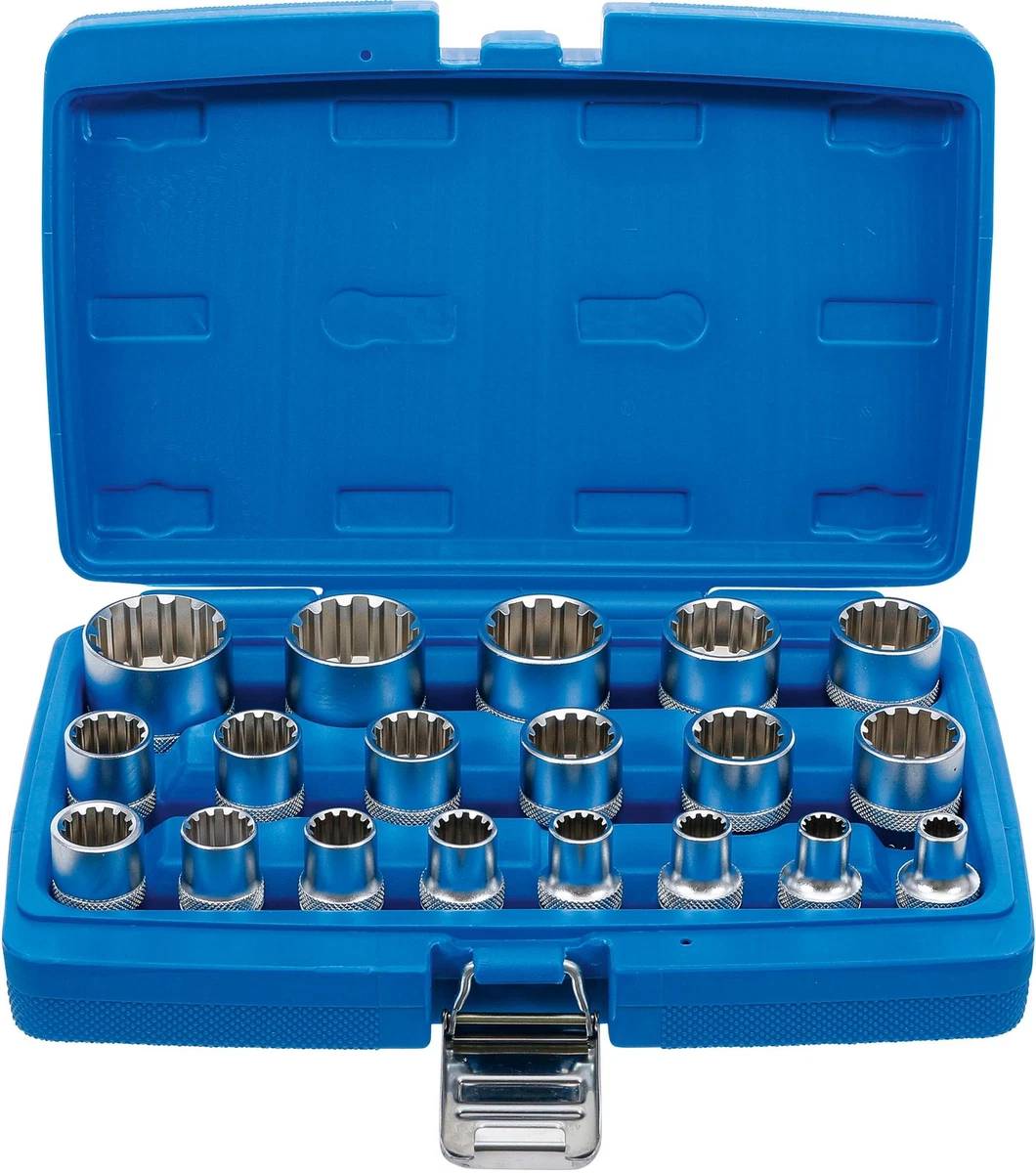DRAPER Steckschlüsseleinsatz 1/2 Zoll Antrieb, Metrisch, 6-Punkt, 10 Mm, Blau