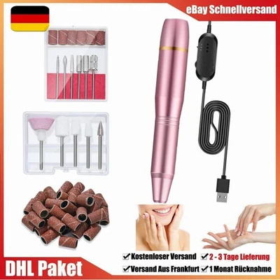 Elektrische Nagelfräser Nagelfeile Pediküre Set Maniküre 11 in 1 30000 U / min - Bild 1 von 4