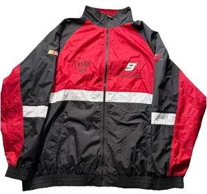 VTG NASCAR Racing Windbreaker Jacket 2XL Bill Elliott #11 Dodge Chase Authentics - Picture 1 of 13