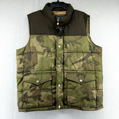 Old Navy Puffer Vest Mens Large Camoflage Outdoor Hiking Lightweight - Image 1 of 4