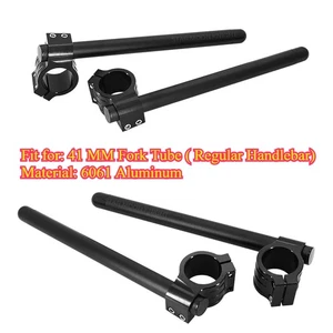 Adjustable Clip Ons Fork Handlebars Fit for Kawasaki EX400 NINJA 400 2018-2023 - Picture 1 of 8