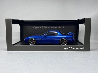 Included Ig 1/18 Mazda Rx-7 Fd3S Spirit Ra Blue 0201 Ignition Model - Image 1 of 4