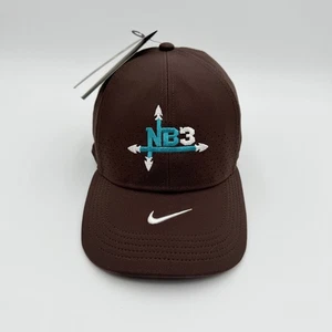 Nike Aerobill Hat Adult One Size Brown Legacy91 NB3 Swoosh Baseball Cap NWT - Picture 1 of 10
