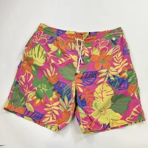 Polo Ralph Lauren Hawaiian Floral Tropical Swim Trunks Sz XXL Mesh Lined Suit - Picture 1 of 7