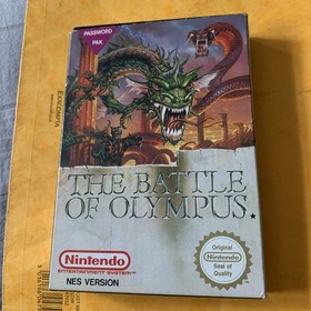 The Battle of Olympus - NES NINTENDO - raro retro Pal  