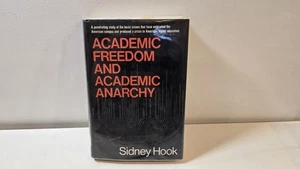 Academic Freedom and Academic Anarchy 1970 Sidney Hook - Ex Libris - Picture 1 of 12