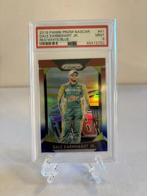 2019 Panini Prizm - Dale Earnhardt Jr. #41 Red/White/Blue Prizm (C) - Image 1 of 2