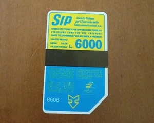 SCHEDA TELEFONICA SIDA TERZO GRUPPO G. P38 USATA E MAGNETIZZATA - Foto 1 di 2