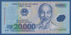 VIETNAM -- 20000 DÔNG ( 2007 ) -- UNC -- PREFIX HY -- PICK 120b . - Picture 1 of 2