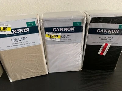 Falda de cama ajustable Cannon doble/completa Foto 1 de 2