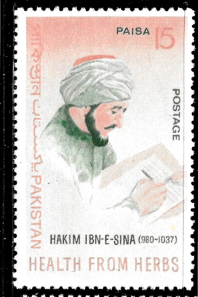 Pakistán 15 paisa 1966🔥avicena (ibn-e-sina) 🔥salud de hierbas🔥mnh**og en muy buen estado Foto 1 de 1