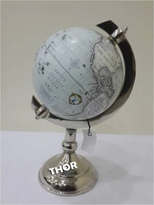 Nautical World Map Globes Desk Children Globe Teaching Classroom Decorative Item - Picture 1 of 1