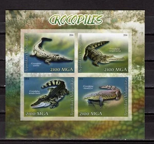 MADAGARCAR - 2014 CROCODILES IMPERF   M2803C - Picture 1 of 1