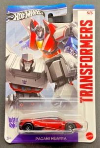 Hot Wheels Pagani Huayra HW '24 Transformers Serie 5/5 Rosso Scuro VHTF! - Foto 1 di 1