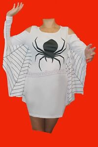 Ghost or Spiderweb Plus Size Jersey Top Costume XL XXL 2XL XXXL 3XL