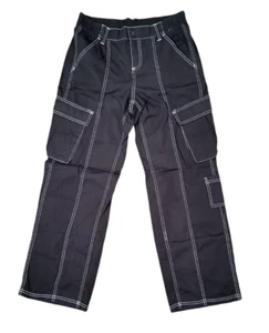 H&M Divided Women's Cargo Pants Size 8 100% Cotton Lightweight - Picture 1 of 5