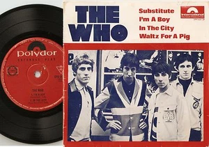 THE WHO SUBSTITUTE & IM A BOY EP AUSTRALIA 45+PS 1967 MOD FREAKBEAT HIGH NUMBERS - Imagen 1 de 2