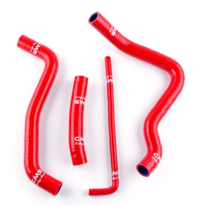 For 2005-2008 Suzuki GSXR 1000 GSXR1000 Silicone Radiator Water Hose Kit Red - Picture 1 of 12