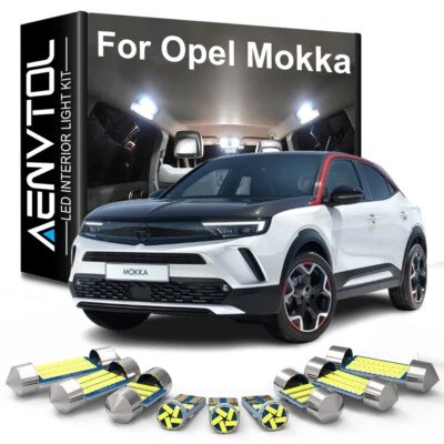 14PCS LED Interior Light Bulb Kit For Opel VAUXHALL Mokka A 2012-2019 2020 - Image 1 of 4