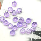 50Pcs Czech Pumpkin Lampwork Glass Beads Corrugated 8x10mm DIY Hair Accessories