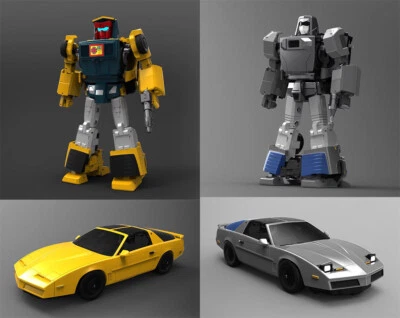 X-Transbots MM-6G Windcharger Journalist Murrow MM-7Y Tailgate Scout Hatch toy - Image 1 of 2