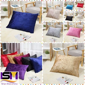 Large Crushed Velvet Cushion Multi Purpose Floor Seating Dog Bed Multiple Sizes - Picture 1 of 30