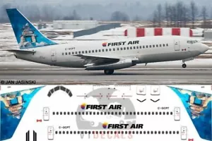 V1 Decals Boeing 737-200 First Air for 1/144 Airfix Model Airplane Kit V1D0002 - Bild 1 von 8