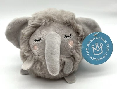 NWT Manhattan Toy Company Squeezmeez Elephant Round Ball Plush Toy - Image 1 of 4