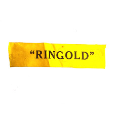 Civil War Gold Ribbon GAR Veterans Ringgold Battalion 1.5x 6 1906