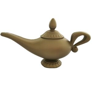 Costume Props Aladdin Lamp Shaped Jewelry Box with Wishes Granting Genie