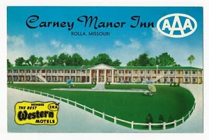 Carney Manor Inn, Route 66, Rolla, Missouri 1965 - Imagen 1 de 2