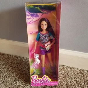 Dreamhouse Sisters Safari Fun Skipper With Leopard BDG29 Barbie Purple 2013 New - Picture 1 of 13